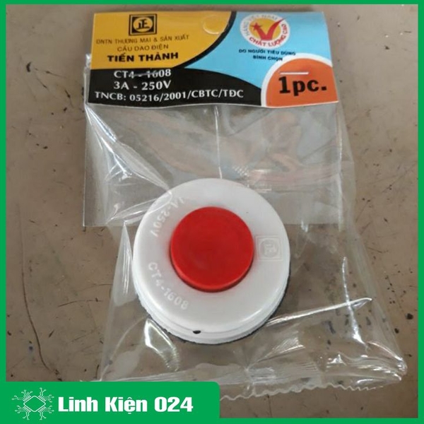 Nút Nhấn Chuông 3A-250V Tiến Thành 1608 CT4-1608