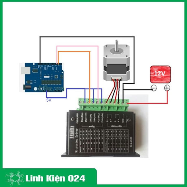 Module Điều Khiển Động Cơ Bước TB6600 4A 9V-42VDC