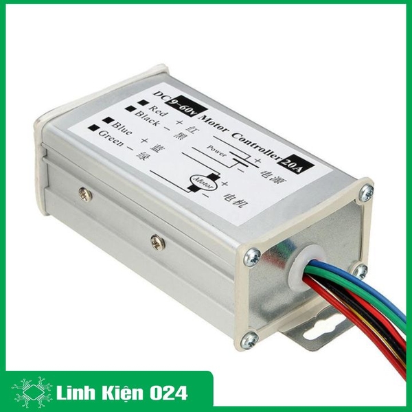 Module Điều Khiển Tốc Độ Động Cơ DC PWM 9-60V 20A 1200W 25Khz (K4A17)