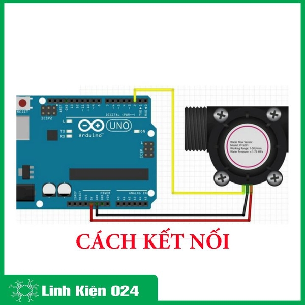 Cảm Biến Lưu Lượng Nước YF-S401 3-6L/min Máy Lọc Nước Máy Pha Cafe (K3F16)