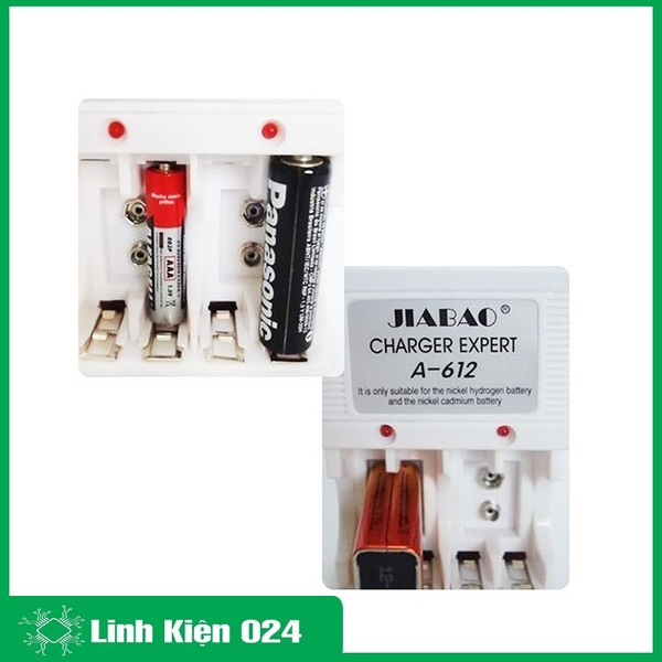 Bộ Sạc Pin Đa Năng A-612 4pin  (Sạc Các Loại Pin )