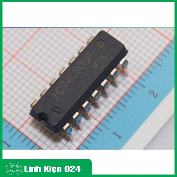 Chíp 74LS05 Hex Inverter DIP14 (K9H15)