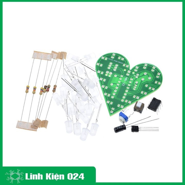 Bộ Mạch Trái Tim Mini Tự Ráp