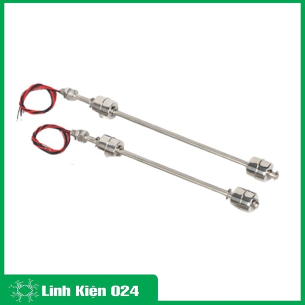 Công Tắc Cảm Biến Phao Nước 2 Phao Thép 304 Không Gỉ Điều Chỉnh Mức Chất Lỏng