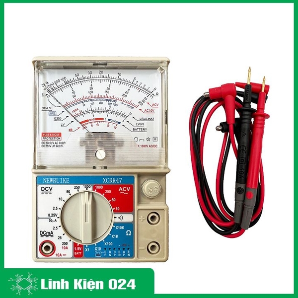 Đồng Hồ Vạn Năng Chính Xác Cao Có Bảo Vệ Mạch XCRK47 Có Hộp Bảo Vệ Bên Ngoài