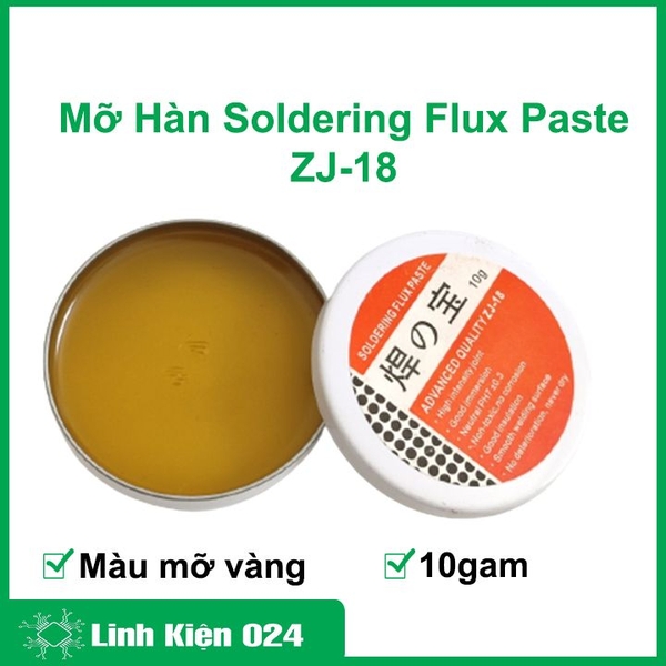 Mỡ Hàn Mạch  Soldering Flux Paste ZJ-18 10g