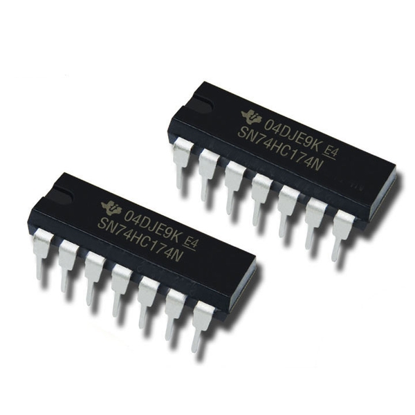 Chíp 74HC174 Hex D Flip-Flop with Clear DIP16 (K9H9)