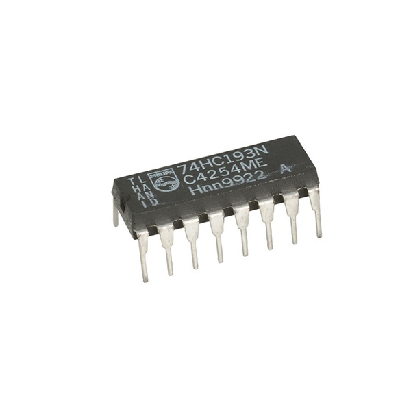 74HC193 DIP16 Binary Up/Down Counter with  Clear (K9H10)