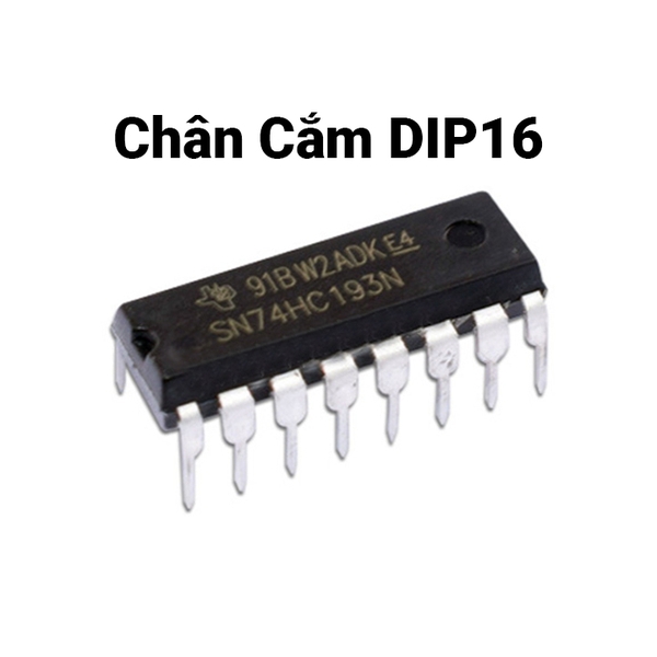 74HC193 DIP16 Binary Up/Down Counter with  Clear (K9H10)