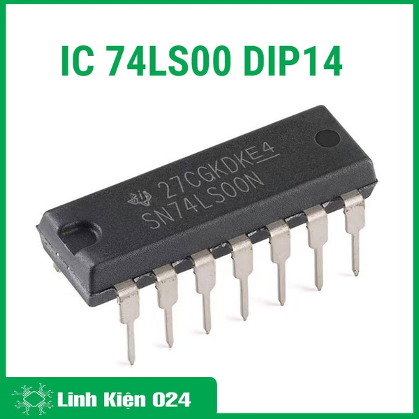 74LS00 Quad 2-input NAND Gate DIP14 (K9H15)
