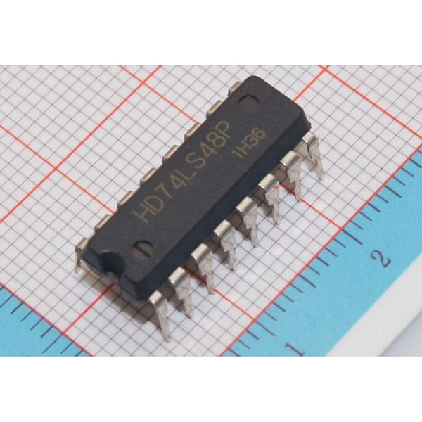 IC Giải Mã 74LS48 DIP16 BCD to 7-segment Decoder/Driver