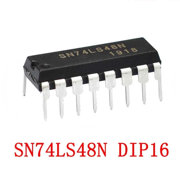 IC Giải Mã 74LS48 DIP16 BCD to 7-segment Decoder/Driver