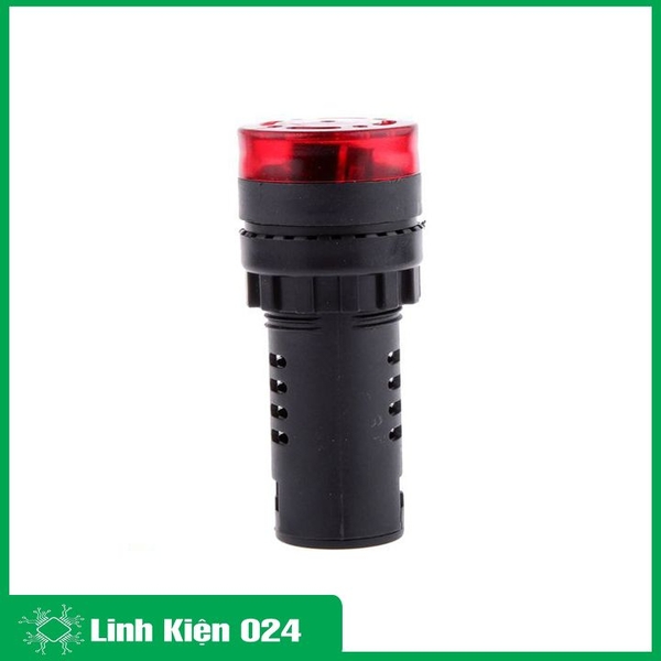 Đèn Báo Nguồn Có Còi AD16-22SM 220VAC