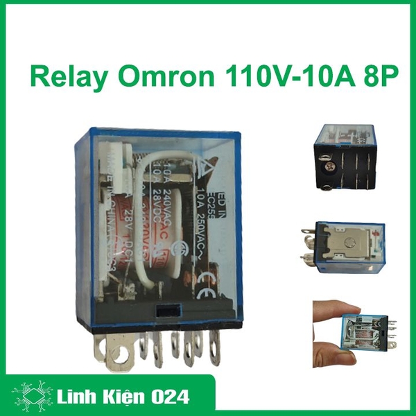 Relay Trung Gian Omron 110V-10A 8P