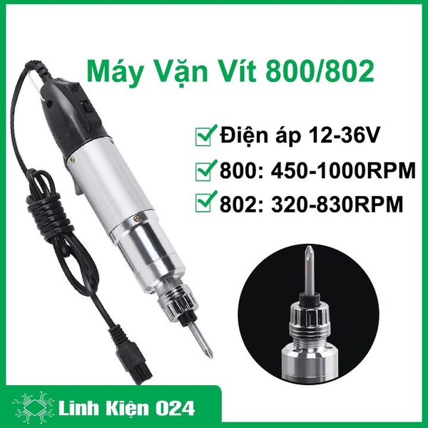 Máy Vặn Vít 800 Động Cơ Tua Vít Điên 12-36V 450-1000 Vòng/phút