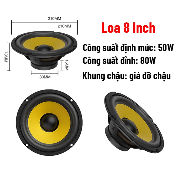 Loa Siêu Trầm Công Suất Cao Loa Ô Tô
