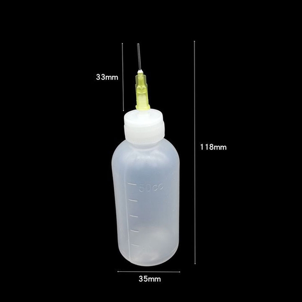 Combo 3 Lọ Đựng Dung Dịch 50Ml Kèm Kim Tiêm Tiện Lợi