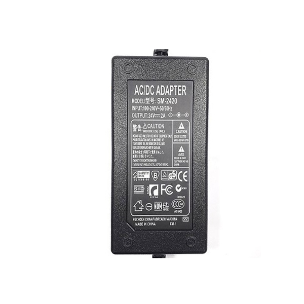 Nguồn Adapter 24V 2A 5.5x2.1mm - Bảo Hành 06 Tháng