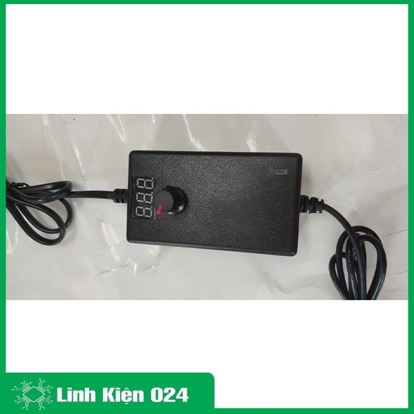 Nguồn Adapter Đa Năng Điều Chỉnh Điện Áp 3-24V 4 Đầu Ra Nguồn Máy Phun Săm