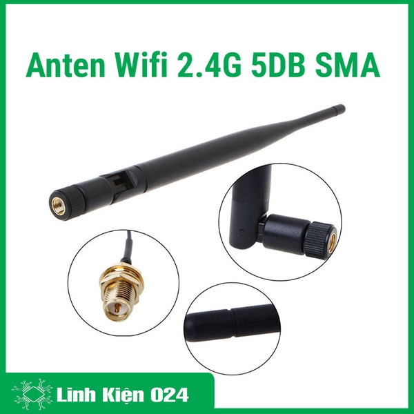 Anten Wifi 2.4G 5DB SMA (K3C5)