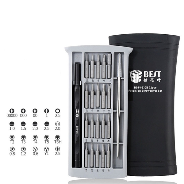 Bộ Công Cụ 22 Chi Tiết Cao Cấp Best-8930B Sửa Chữa Đa Năng