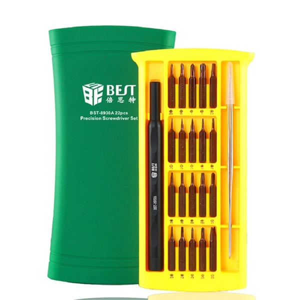Bộ Công Cụ 22 Chi Tiết Cao Cấp Best-8930B Sửa Chữa Đa Năng