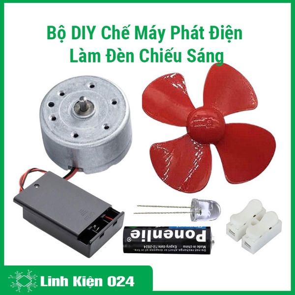 Bộ Sản Phẩm Máy Phát Điện Làm Đèn Chiếu Sáng Chuyển Đổi Cơ Năng Thành Điện Năng Tích Hợp Pin AA Dự Phòng