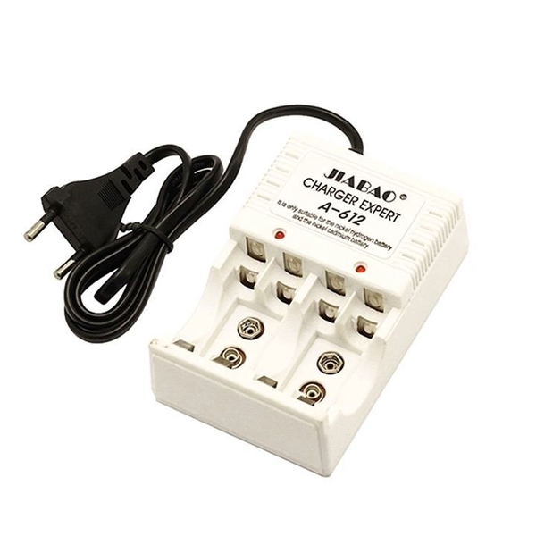 Bộ Sạc Pin Đa Năng A-612 Kèm 2 Pin Sạc 1.5 AAA 1800mAh