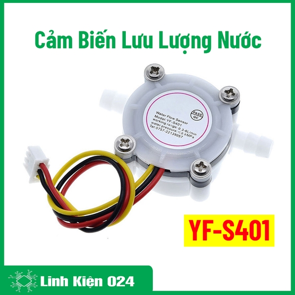 Cảm Biến Lưu Lượng Nước YF-S401 3-6L/min Máy Lọc Nước Máy Pha Cafe (K3F16)