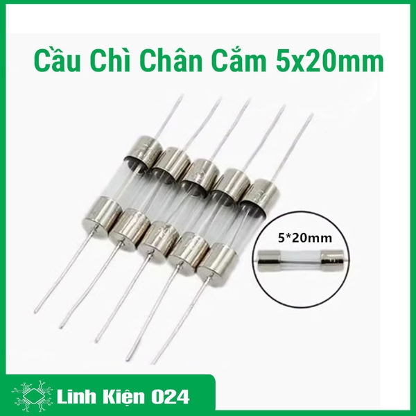 Cầu Chì Chân Cắm 5x20mm