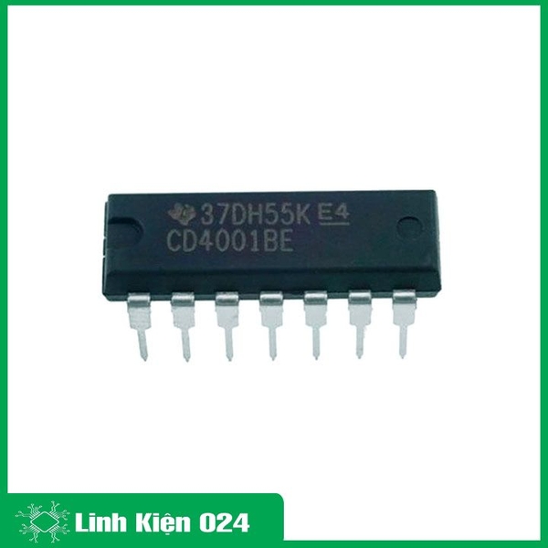 IC CD4001 DIP14 4 Cổng NOR