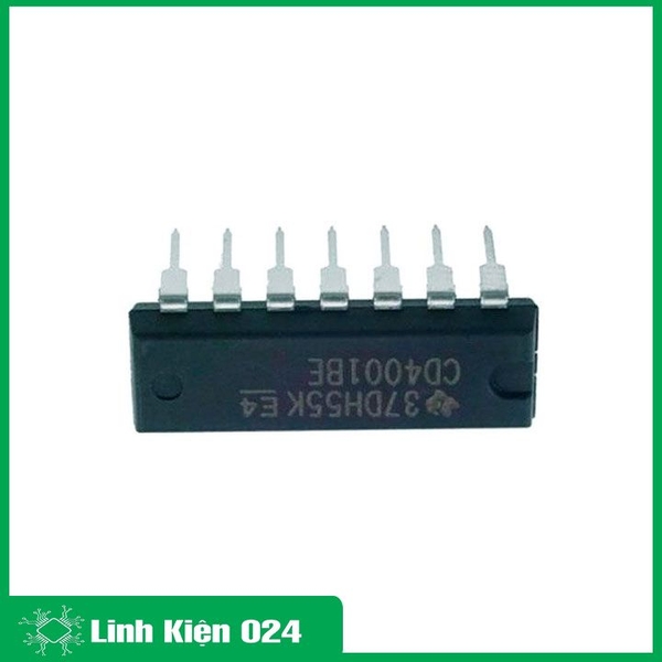 IC CD4001 DIP14 4 Cổng NOR