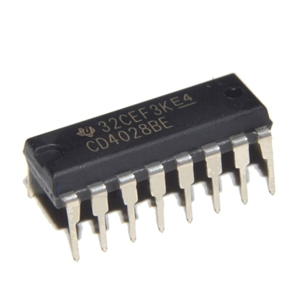 CD4028 DIP16/SOP16 - IC Giải Mã BCD Sang Thập Phân