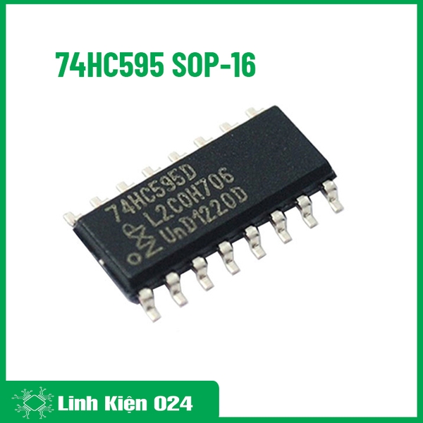 74HC595 SOP-16 8-Bit Serial-To-Parallel Shift Register Tri-State