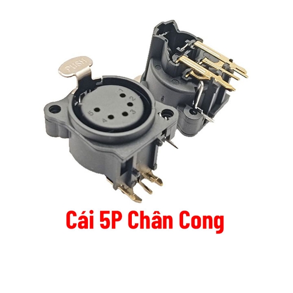 Chân Kết Nối Jack Âm Thanh XLR Chân Đồng
