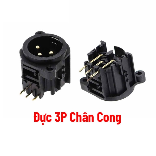 Chân Kết Nối Jack Âm Thanh XLR Chân Đồng