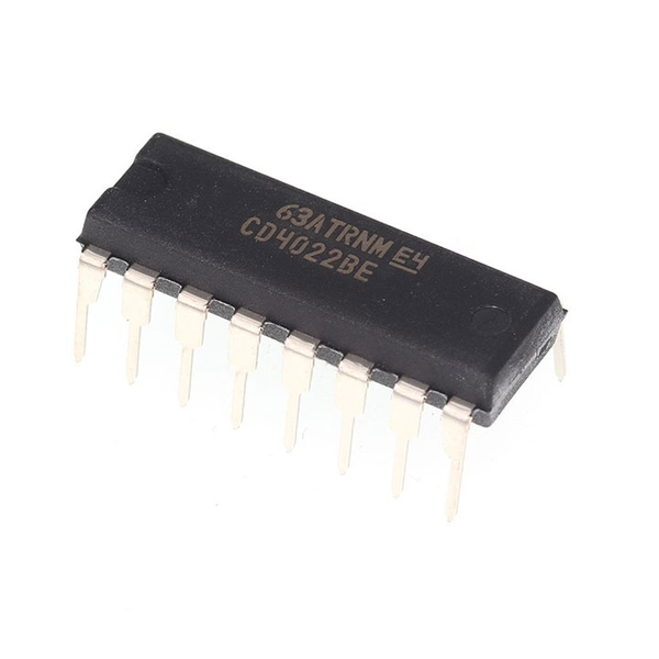 IC đếm CD4022BE DIP16 (K9K11)