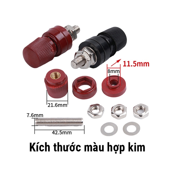 Cọc Nguồn 555 Chịu Tải Lớn 100A Chân 8mm