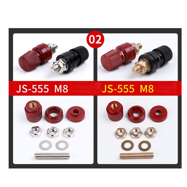 Cọc Nguồn 555 Chịu Tải Lớn 100A Chân 8mm