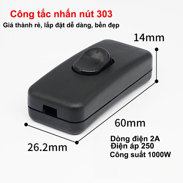 Công Tắc Bật Tắt 303 250V 2A