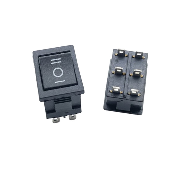 Công Tắc Bập Bênh KCD1-101 6A/250V 6Pin 3 Chế Độ