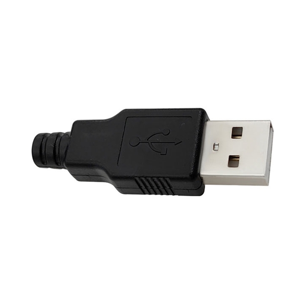 Đầu Jack Cổng USB A Đực 4P + Vỏ