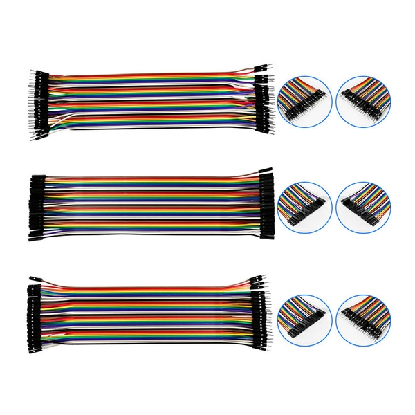 Dây Cắm Test Board 7 Màu Dài 20cm Đực-Cái/Đực-Đực-Cái-Cái