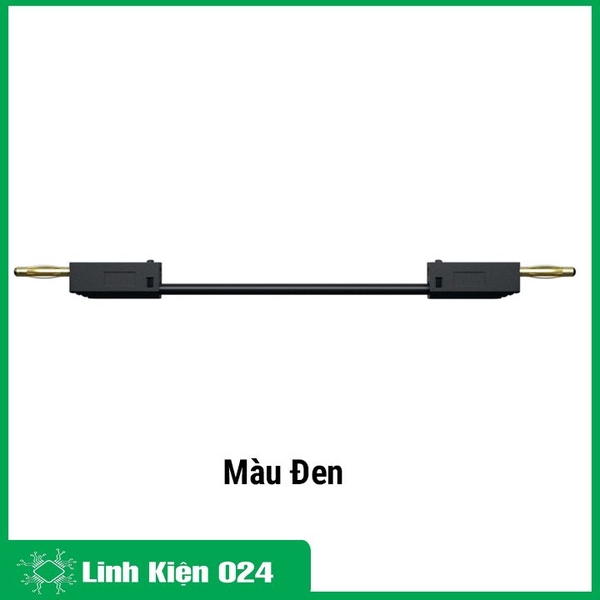 Dây Kết Nối An Toàn 2 Đầu Bắp Chuối Đực Loại 2.0mm Dài 25cm