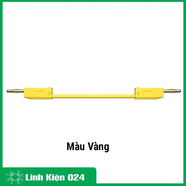Dây Kết Nối An Toàn 2 Đầu Bắp Chuối Đực Loại 2.0mm Dài 25cm