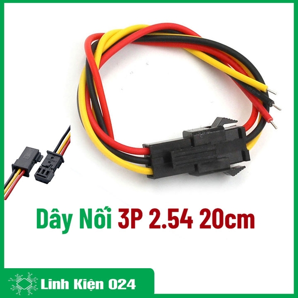 Dây Nối 3P 2.54 20cm ( 1 Cặp)