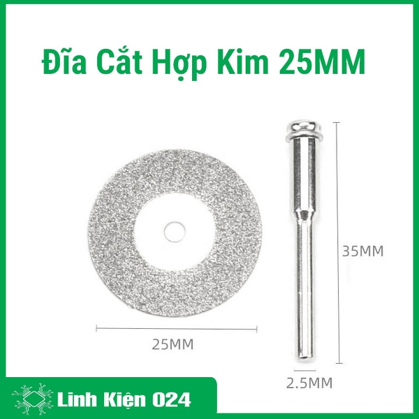 Đĩa Cắt Hợp Kim 25MM, Cắt Kim Cương