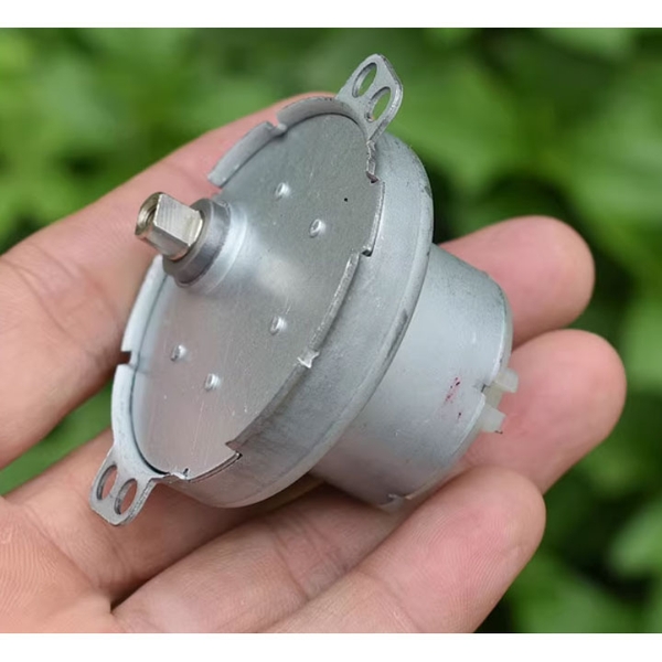 Động Cơ Giảm Tốc JS305S 6-12VDC 6-14 Vòng/Phút Bánh Răng Kim Loại