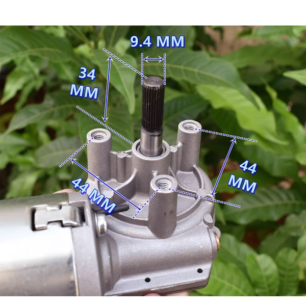 Động Cơ Giảm Tốc ZYT61 6-24VDC 15-60 Vòng/Phút Động Cơ Máy Quay Vịt 150W