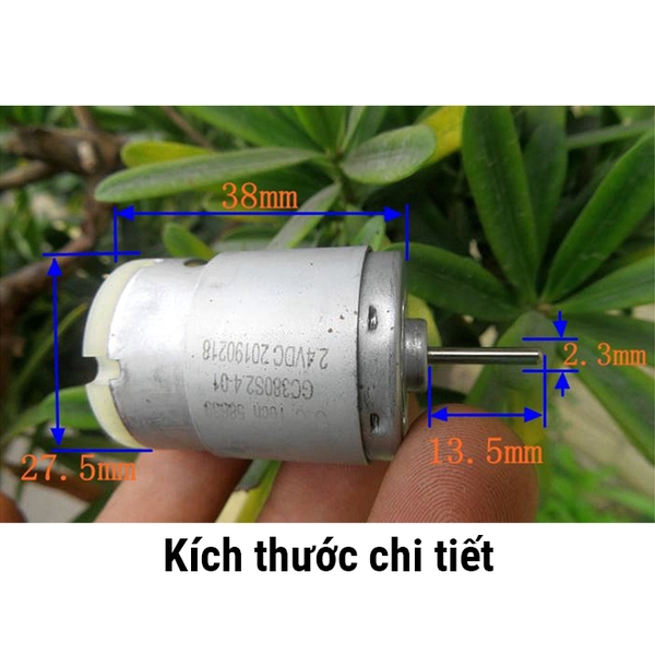 Động Cơ Tốc Độ Cao DC 2.4-4V Trục 2.3mm 25000 Vòng/ Phút